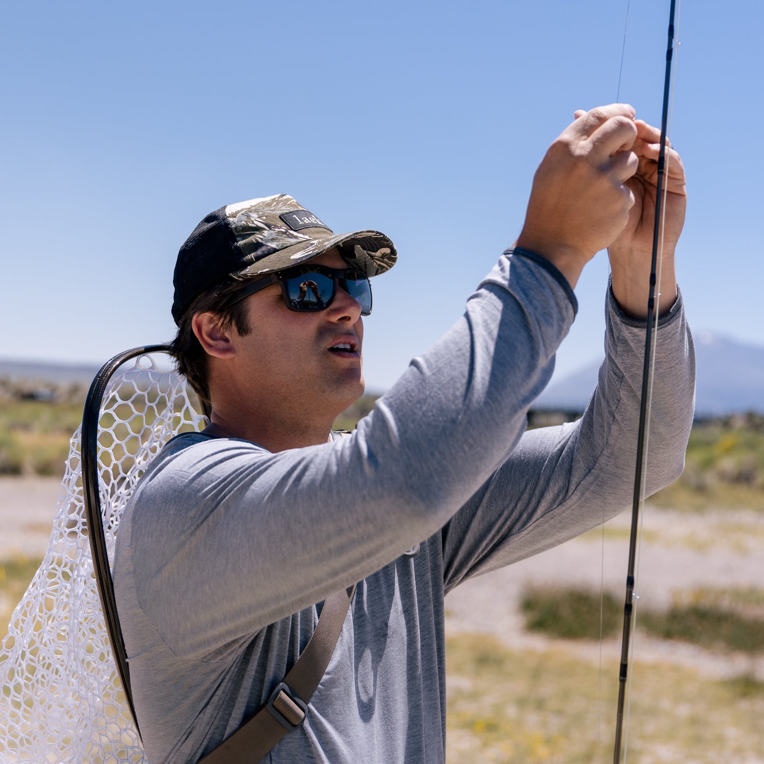  Net Fly Fishing Hat Summer Sun UV Exploring Men
