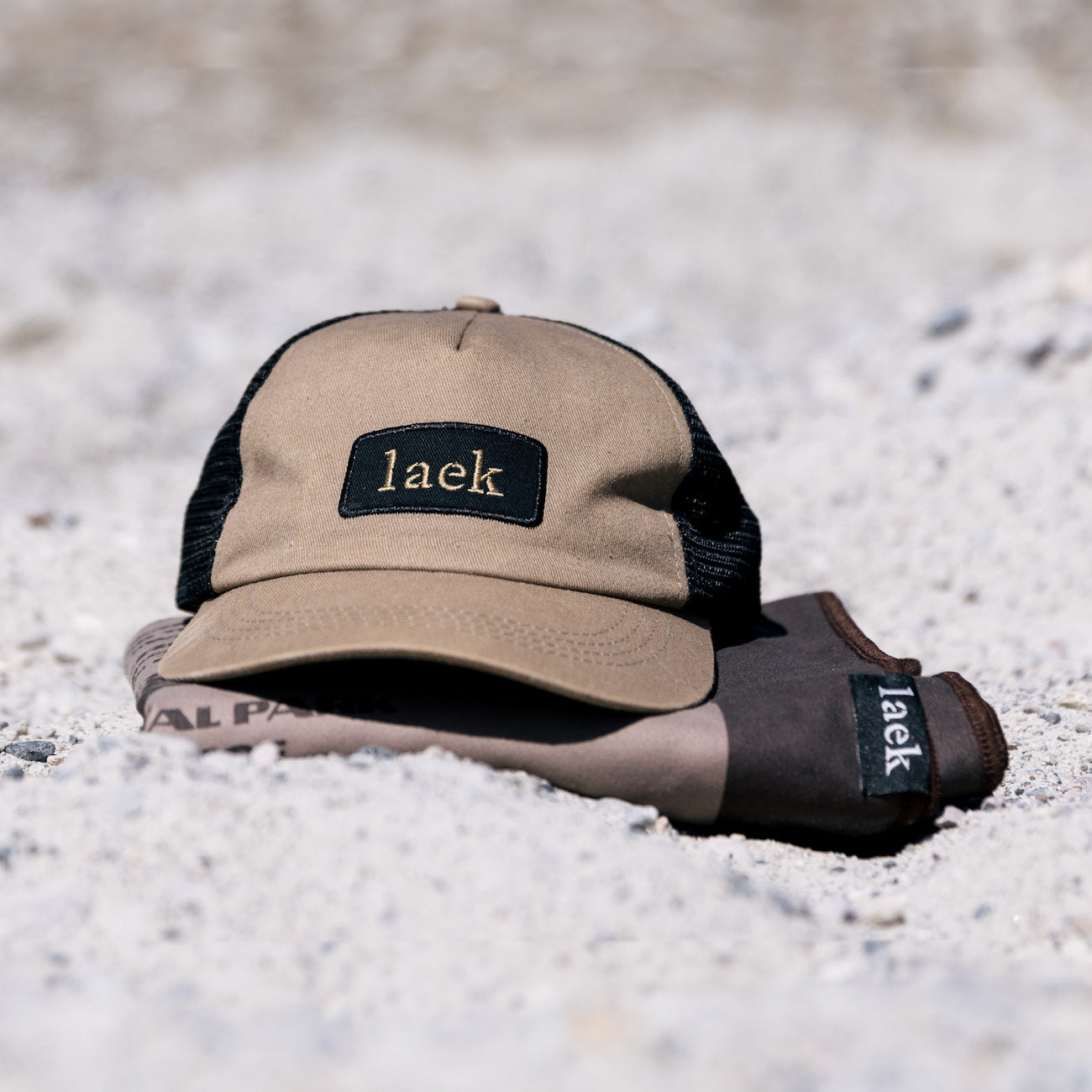 Tan Trucker for the Beach