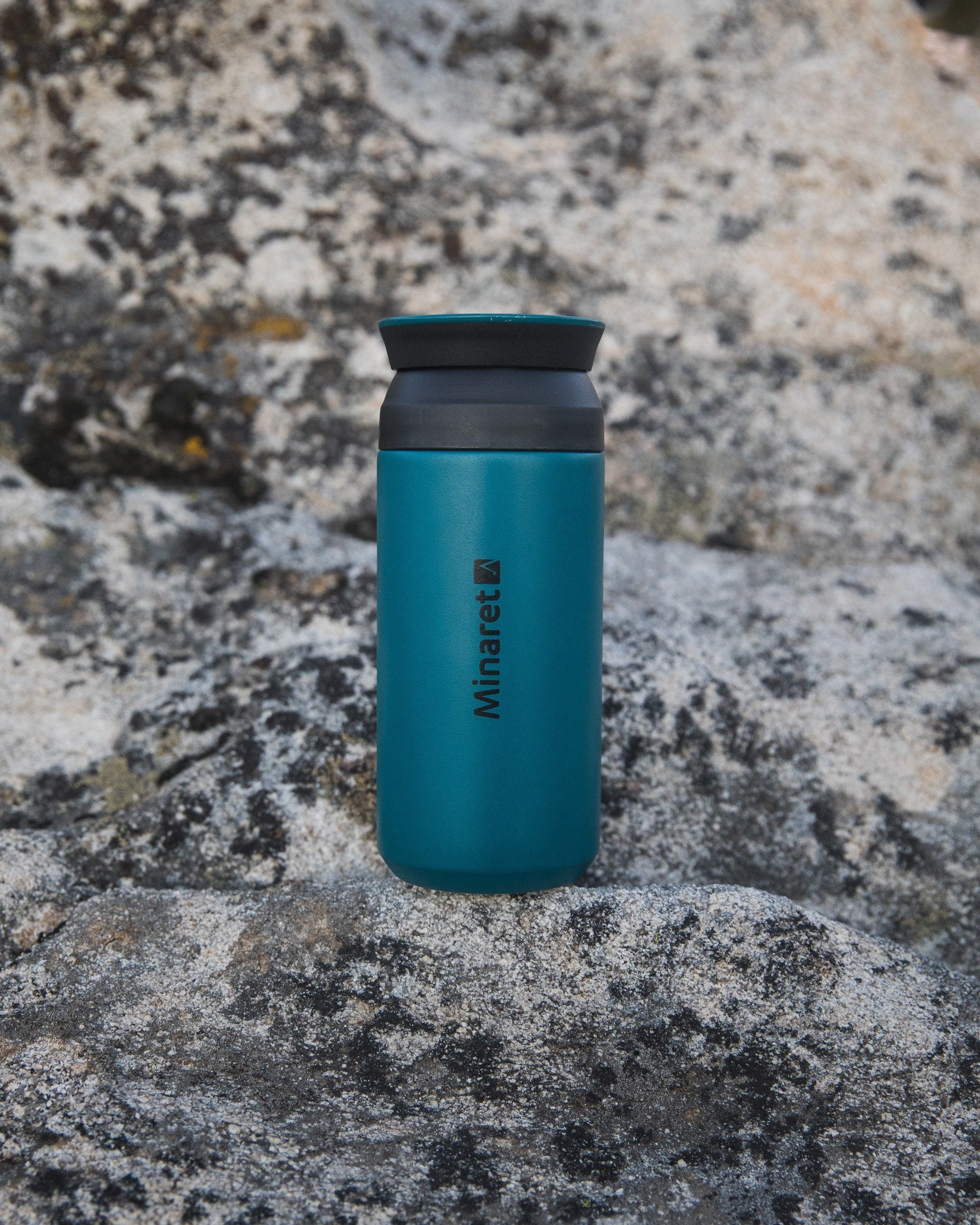 Lagoon Blue Travel Mug Close Up